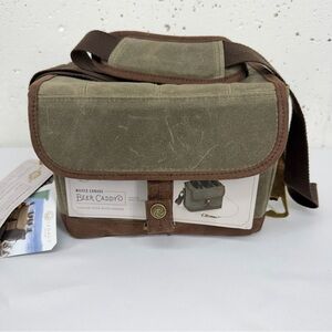Legacy Beer Caddy Cooler Tote by Picnic Time, a waxed-canvas 6-pack carrier NEW
